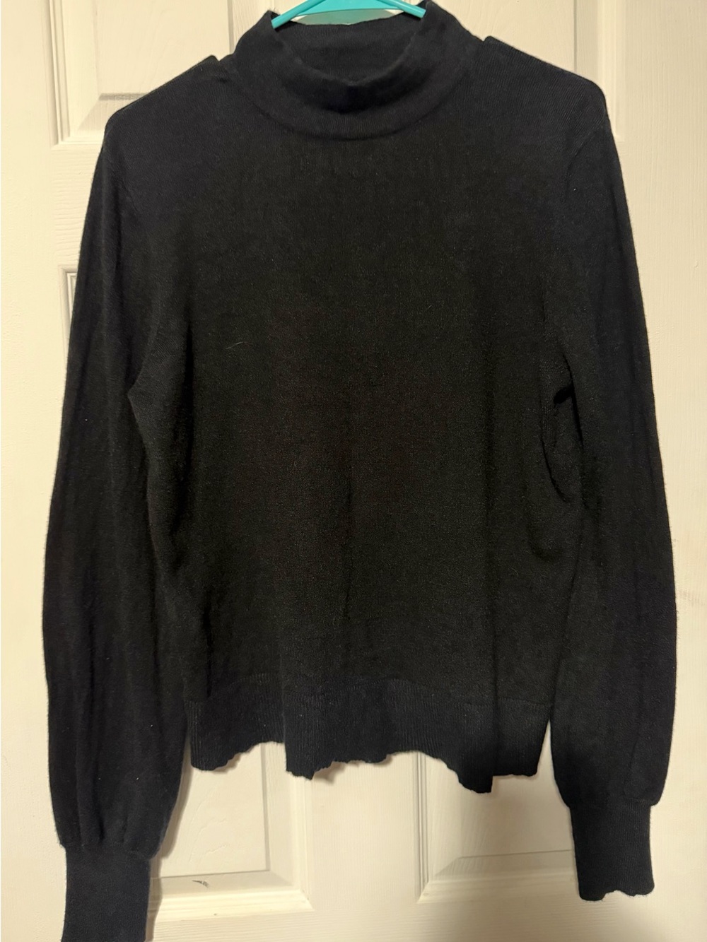 Philosophy Black Mock Neck Sweater